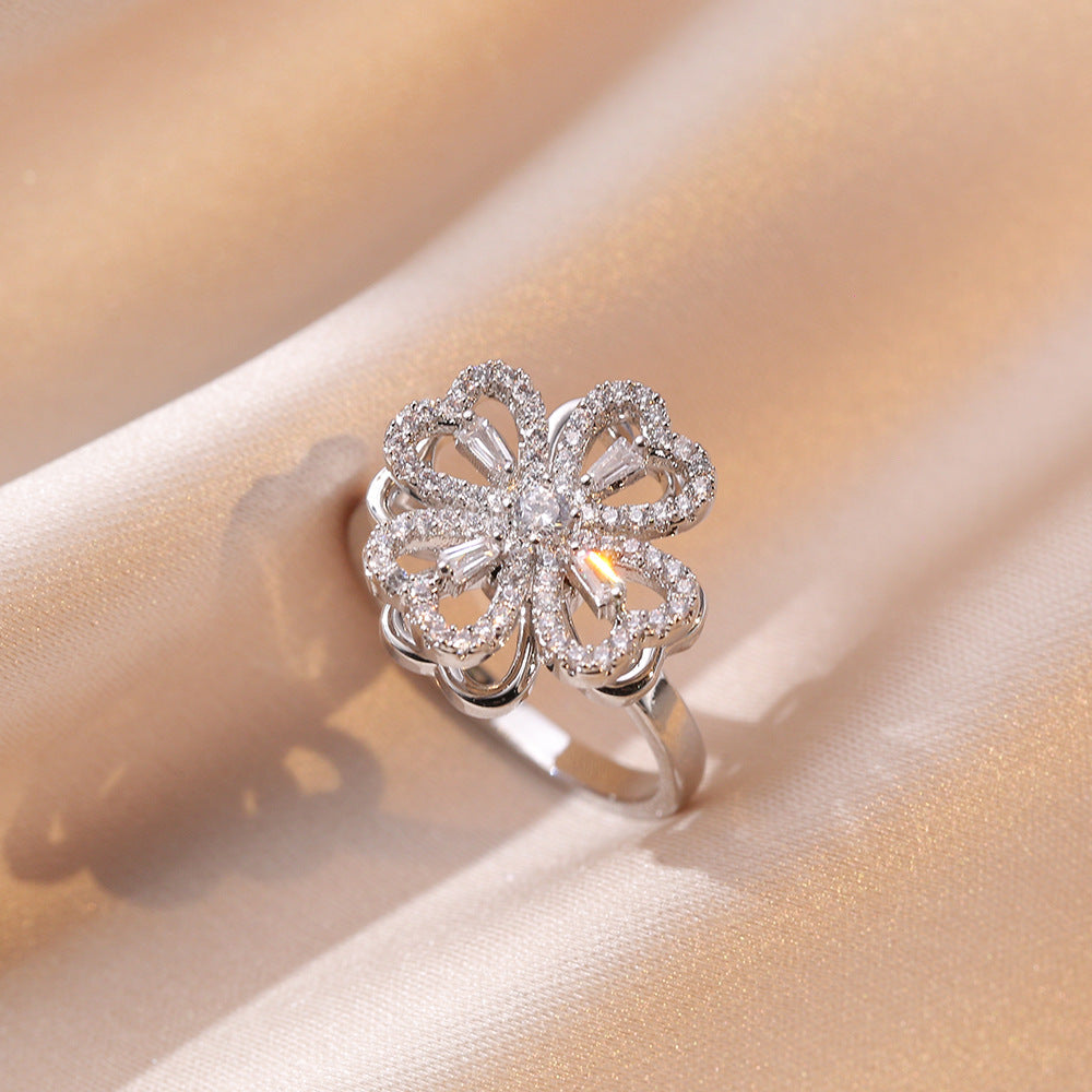 Creative All-Match Swivel Earrings, Rings, And Necklaces